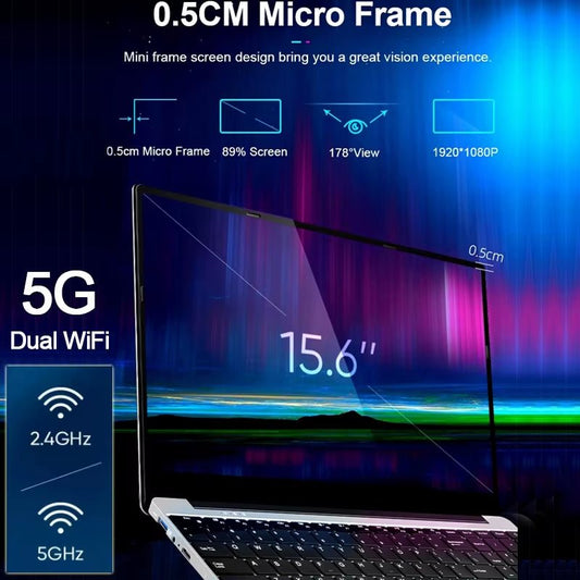 15.6 Inch Ryzen Gaming Laptops Notebook Computer Fingerprint Portable Computers Gamer Ryzen 7 2700U RX Vega10 - Techlyn