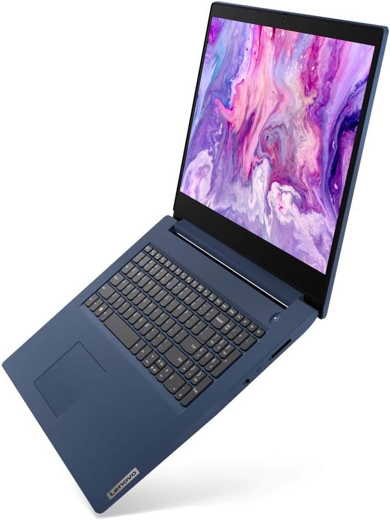 2021 Ideapad 3 Laptop, 17.3" HD+, Intel Core I5 - 1035G1 Processor, HDMI, Bluetooth, Wi - Fi, Webcam, Online Class, Zoom, Windows 10, Abyss Blue, KKE Bundle (20GB RAM | 1TB SSD) - Techlyn