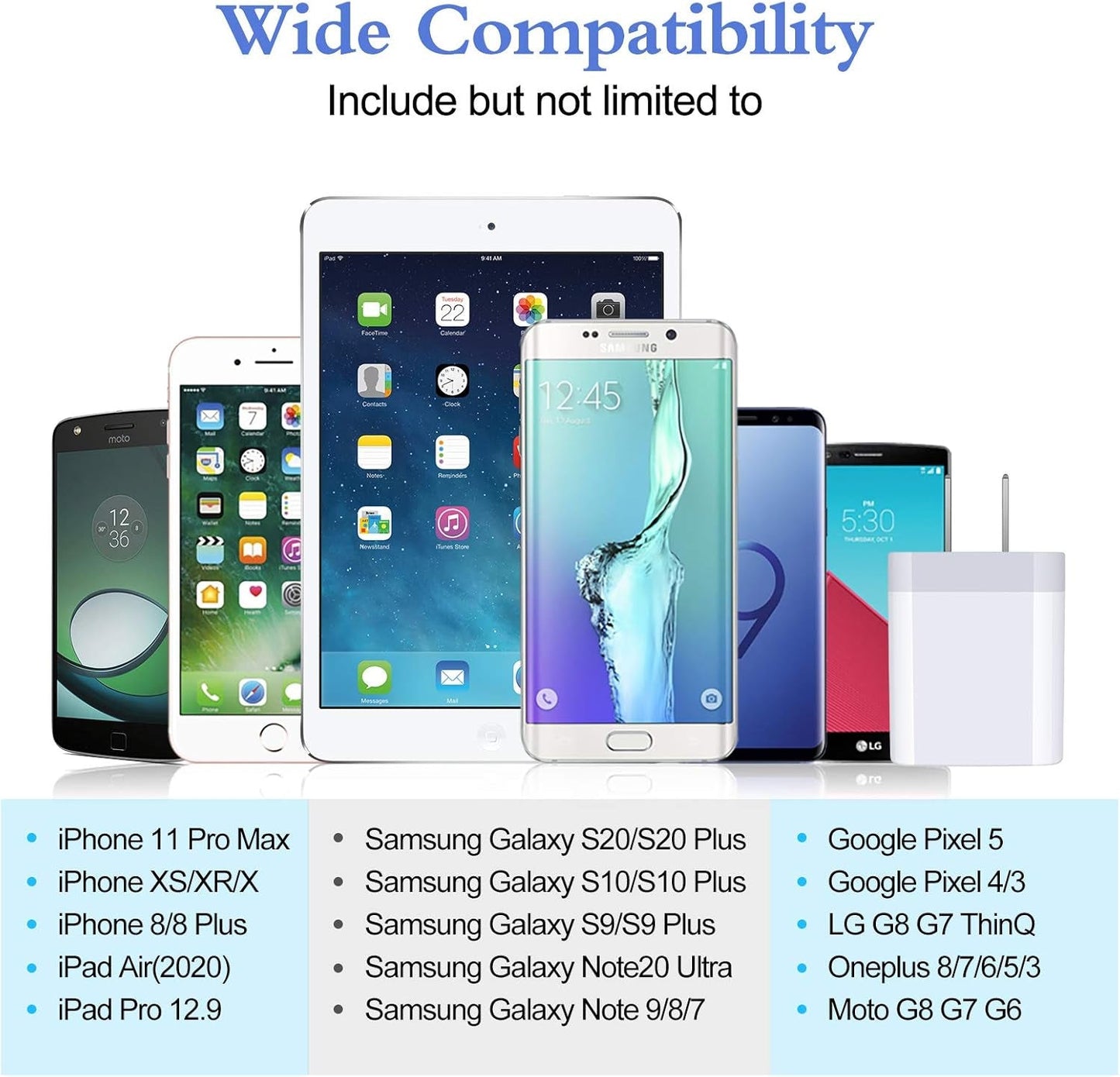 20W Samsung S25 Type C Wall Charger Fast Charging Block for Galaxy A17 A56 A16 A36 S25 Ultra S24 A15 A55 A14, PD 3.0 Wall Charger USB C Box Adapter for Iphone 17 16E 16 15 Pro Max Pixel 10 9 Pro 8A 8 - Techlyn