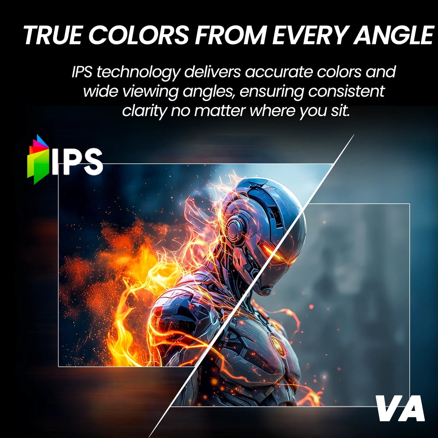 24" 200Hz Gaming Monitor,Ips Panel,Fhd 1080P, Built - In Speakers, 120% Srgb, Freesync, Black - Techlyn