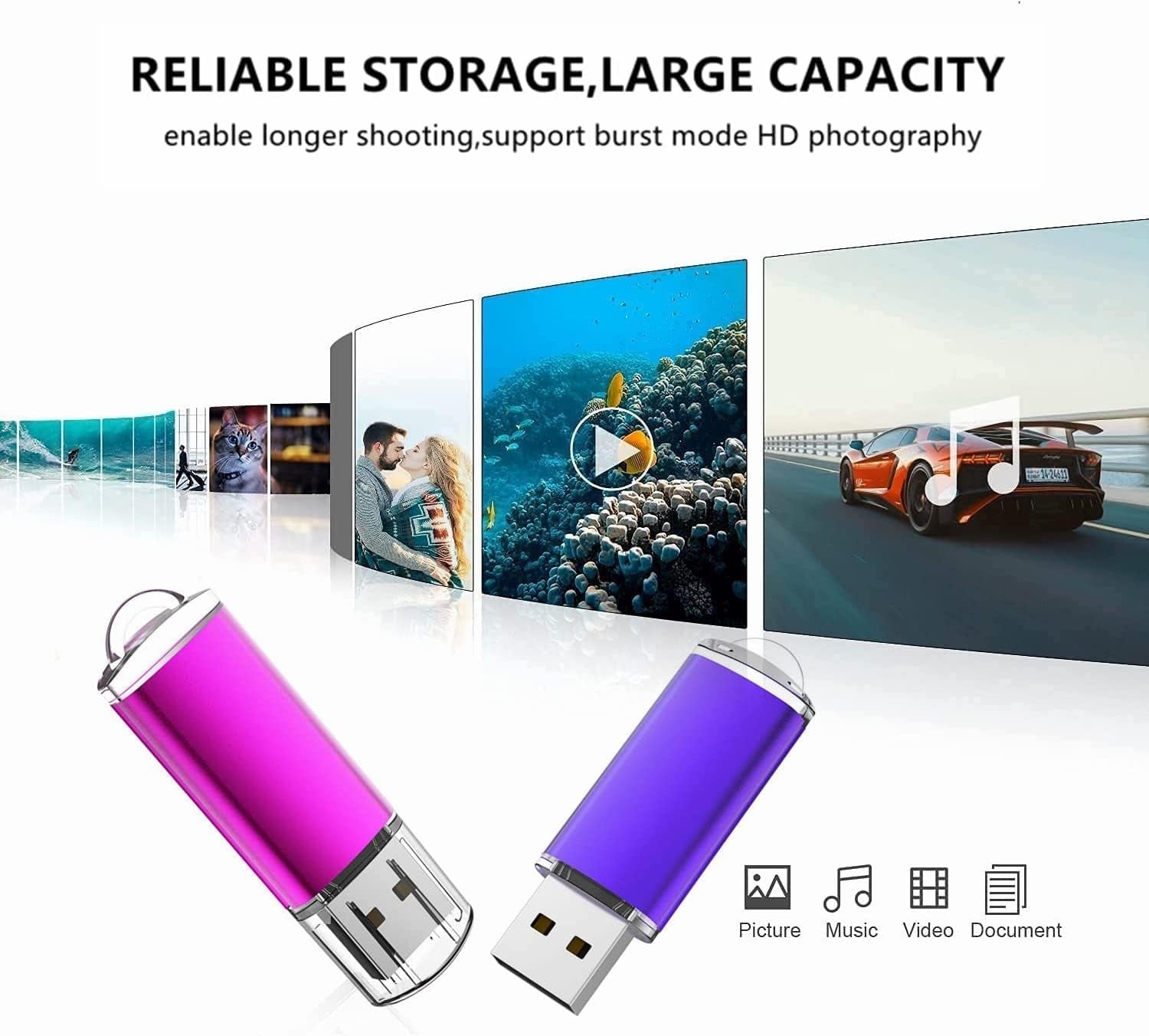 32GB Flash Drive USB 2.0 Flash Memory Stick Drive 10 Pack 32 GB USB Flash Drives Thumb Drive 32G Gig USB Drives Pen Drive Jump Drive, Mixed Colors - Techlyn
