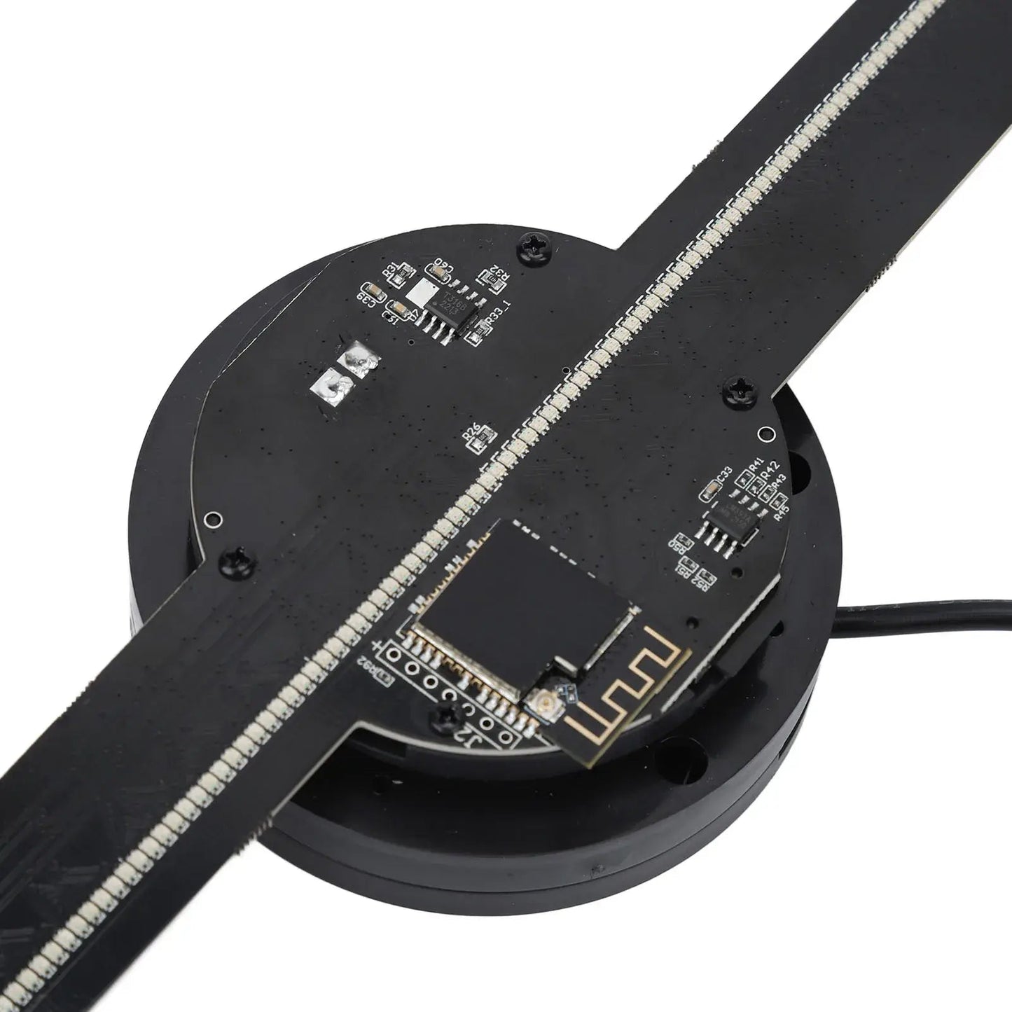 3D Hologram Fan 224 LED Light Beads - Techlyn