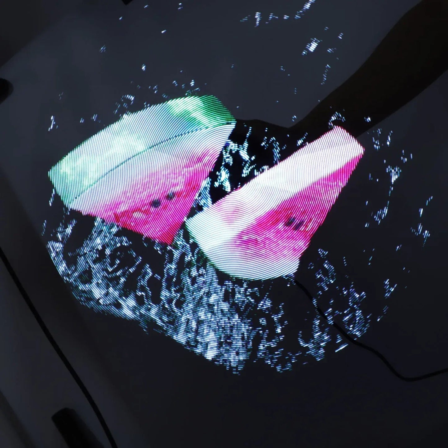 3D Hologram Fan 224 LED Light Beads - Techlyn