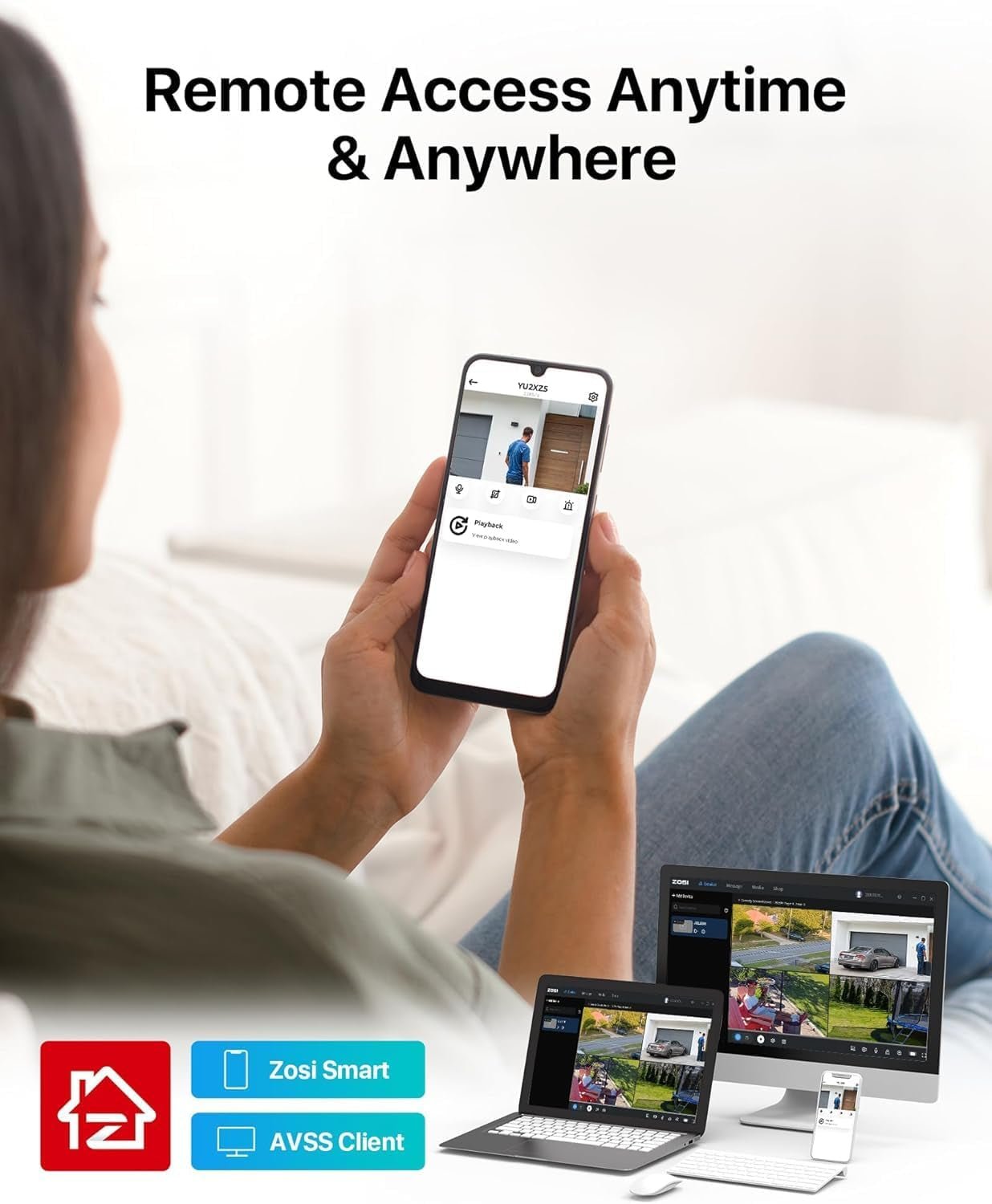 3K Lite 8CH Home Security Camera System Outdoor Indoor,Ai Human/Vehicle Detection,Night Vision,H.265+ 5MP Lite 8 Channel CCTV Dvr,8Pcs 1080P 1920TVL Surveillance Bullet Cameras (No Hard Drive) - Techlyn