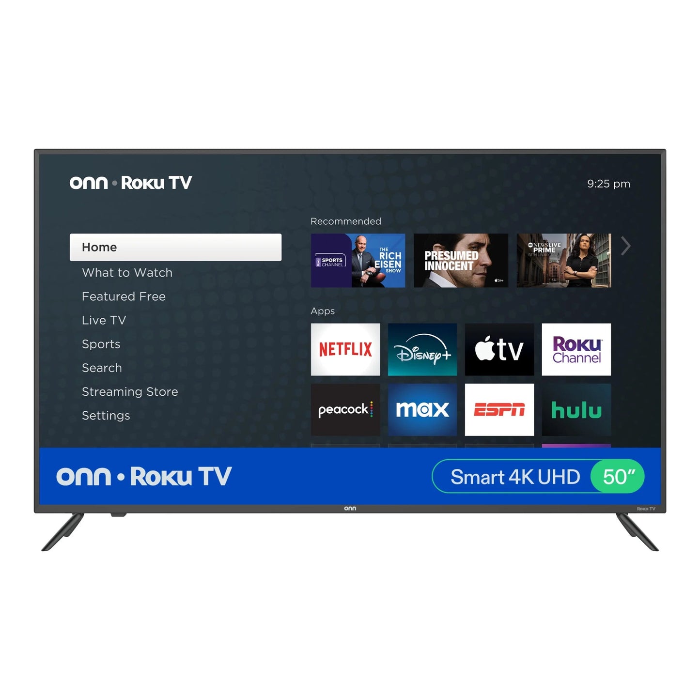 50” Class 4K UHD Roku Smart Television, 100012585 - Techlyn