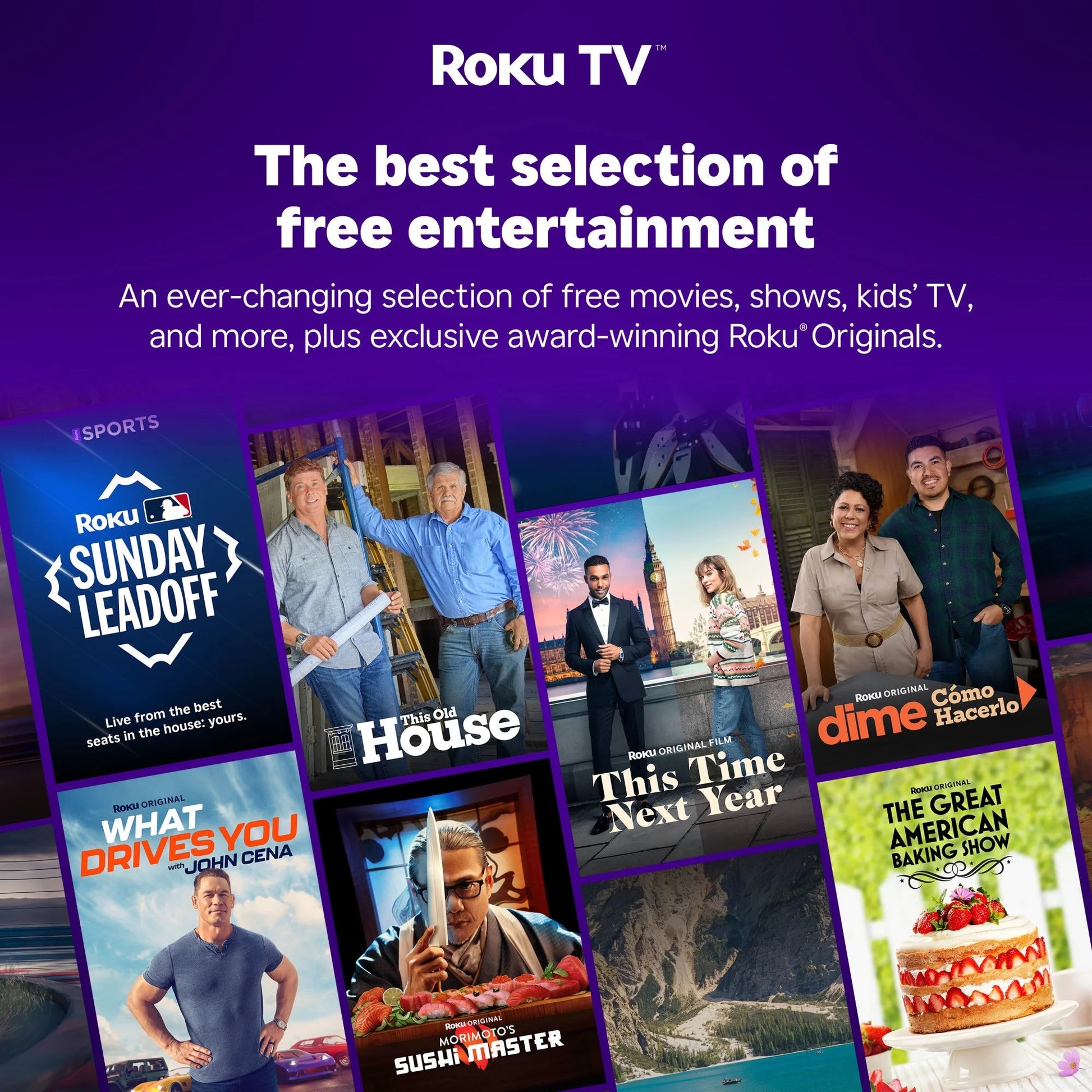 50” Class 4K UHD Roku Smart Television, 100012585 - Techlyn