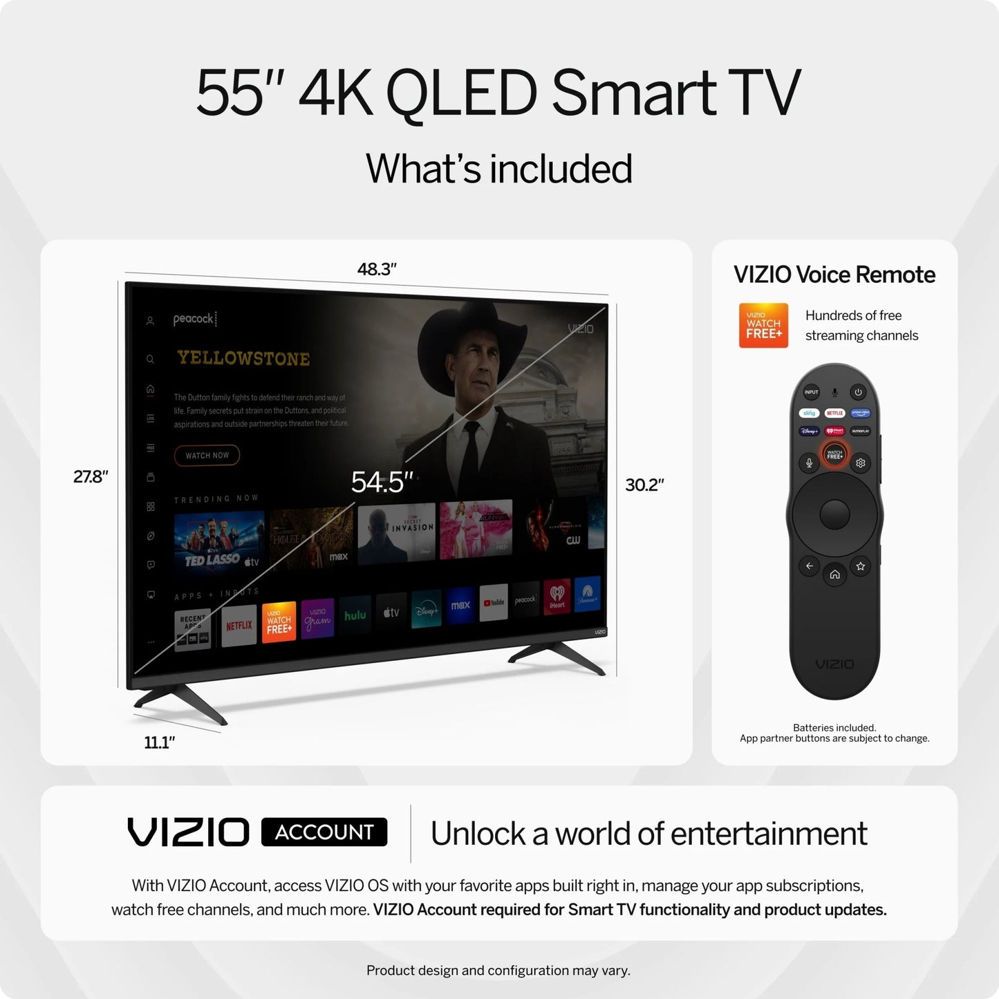 55" Class Quantum 4K QLED HDR Smart TV (M55Q6 - L4) - Techlyn