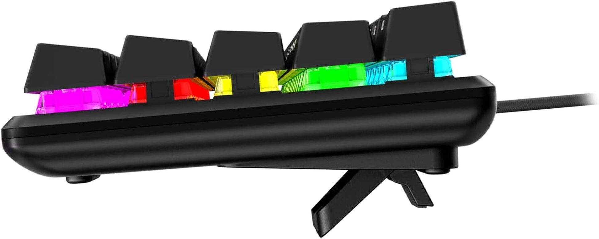 Alloy Origins 60 - Mechanical Gaming Keyboard, Ultra Compact 60% Form Factor, Double Shot PBT Keycaps, RGB LED Backlit, NGENUITY Software Compatible - Linear Red Switch,Black - Techlyn