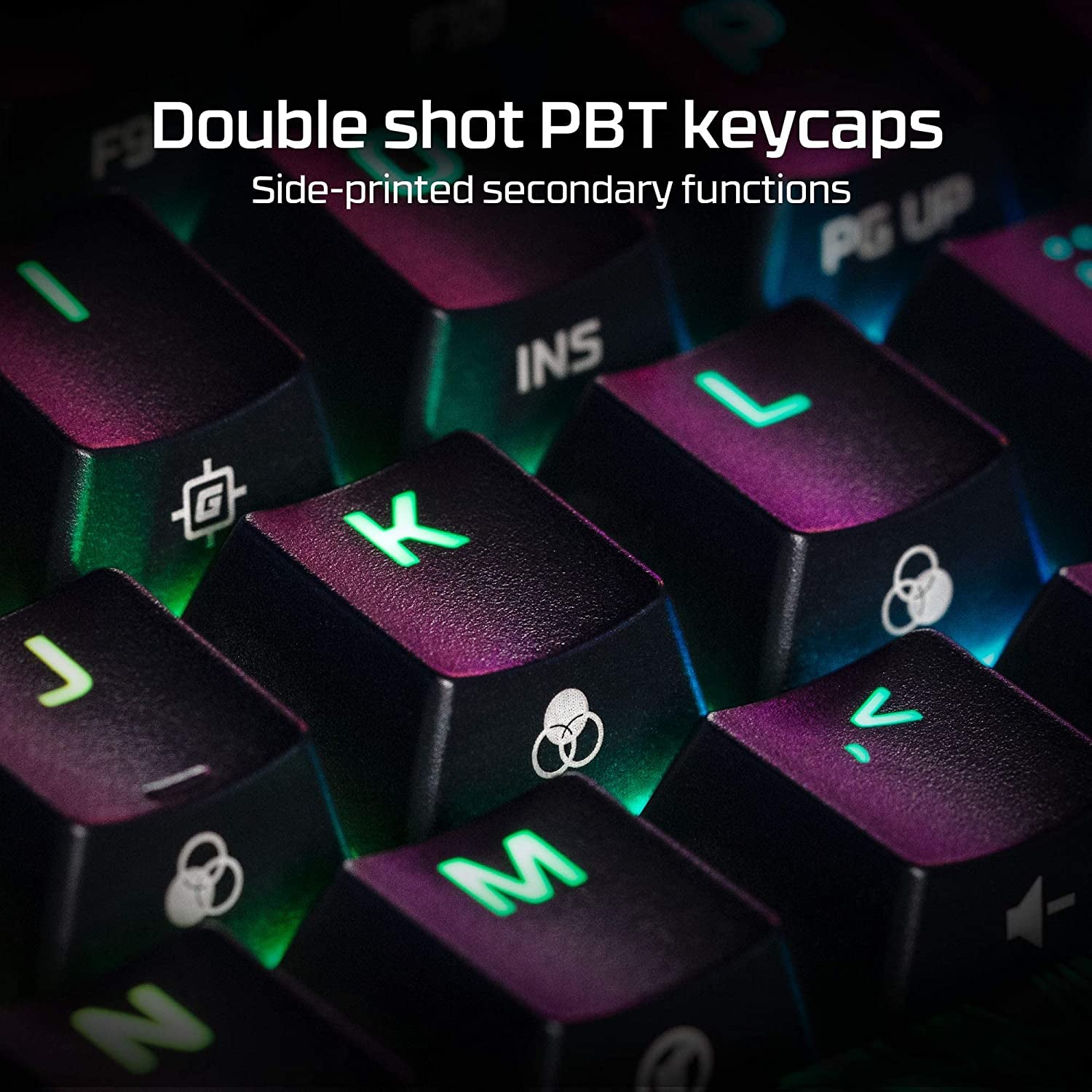 Alloy Origins 60 - Mechanical Gaming Keyboard, Ultra Compact 60% Form Factor, Double Shot PBT Keycaps, RGB LED Backlit, NGENUITY Software Compatible - Linear Red Switch,Black - Techlyn