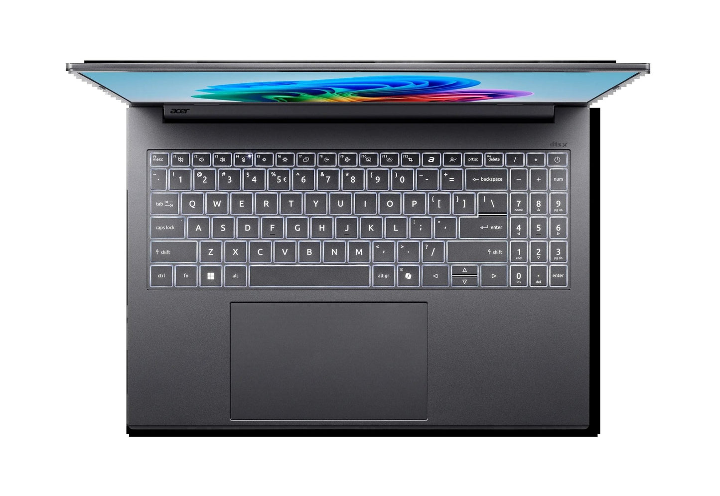 Aspire 16 AI A16 - 11MT - X8A9 Copilot+ PC, 16" WUXGA (1920 X 1200) 120Hz IPS Touch Screen, Snapdragon X, 16GB RAM, 512GB SSD, Steel Gray - Techlyn