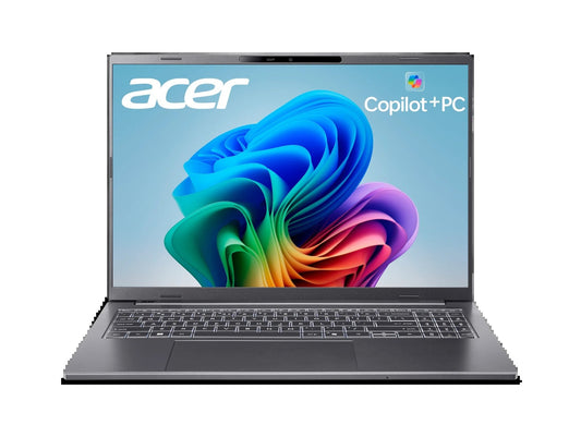Aspire 16 AI A16 - 11MT - X8A9 Copilot+ PC, 16" WUXGA (1920 X 1200) 120Hz IPS Touch Screen, Snapdragon X, 16GB RAM, 512GB SSD, Steel Gray - Techlyn