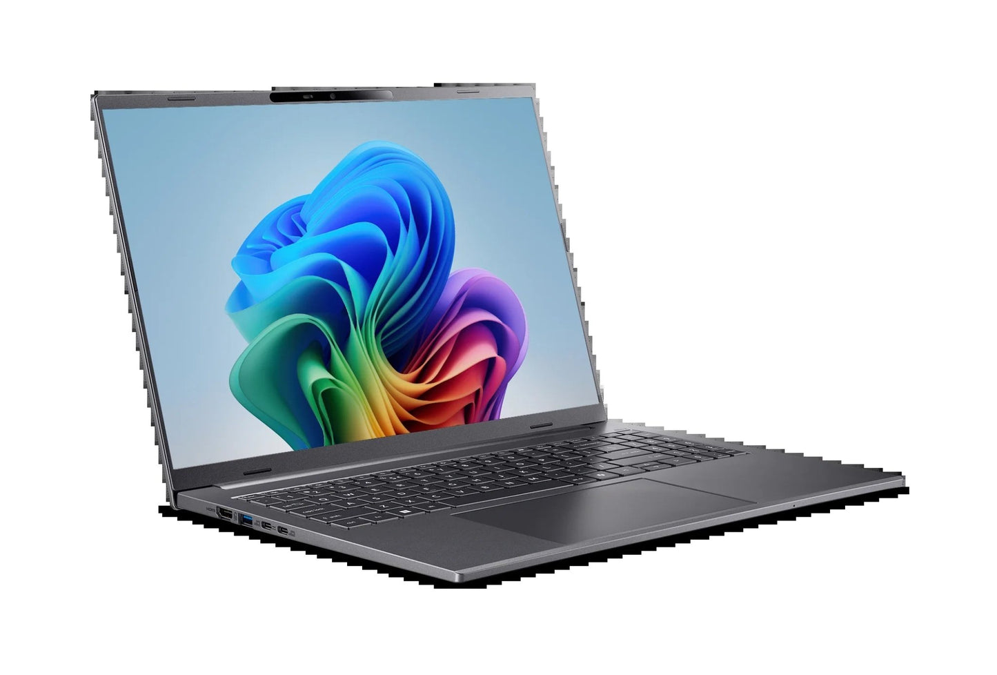 Aspire 16 AI A16 - 11MT - X8A9 Copilot+ PC, 16" WUXGA (1920 X 1200) 120Hz IPS Touch Screen, Snapdragon X, 16GB RAM, 512GB SSD, Steel Gray - Techlyn