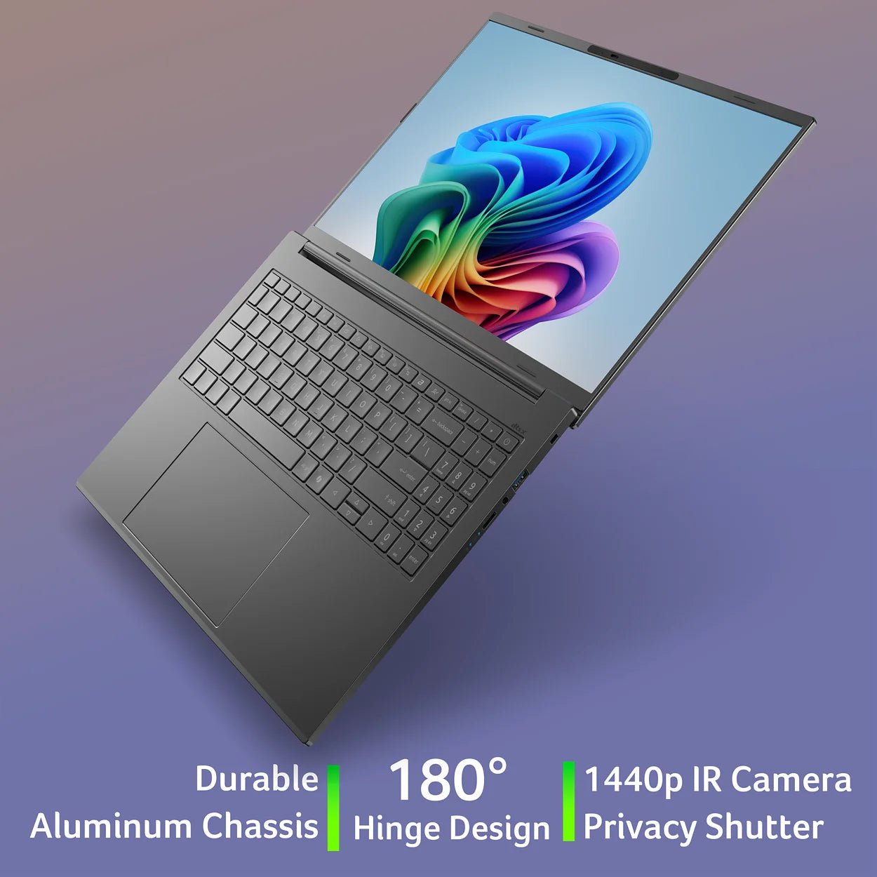 Aspire 16 AI A16 - 11MT - X8A9 Copilot+ PC, 16" WUXGA (1920 X 1200) 120Hz IPS Touch Screen, Snapdragon X, 16GB RAM, 512GB SSD, Steel Gray - Techlyn