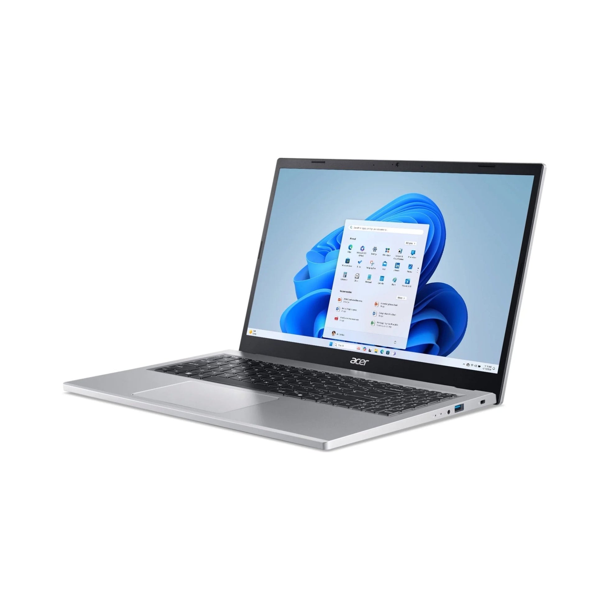 Aspire Go 15.6" FHD IPS Touch Screen Laptop, AMD Ryzen 5 - 7520U, 8GB RAM, 512GB SSD, Pure Silver, New - Techlyn