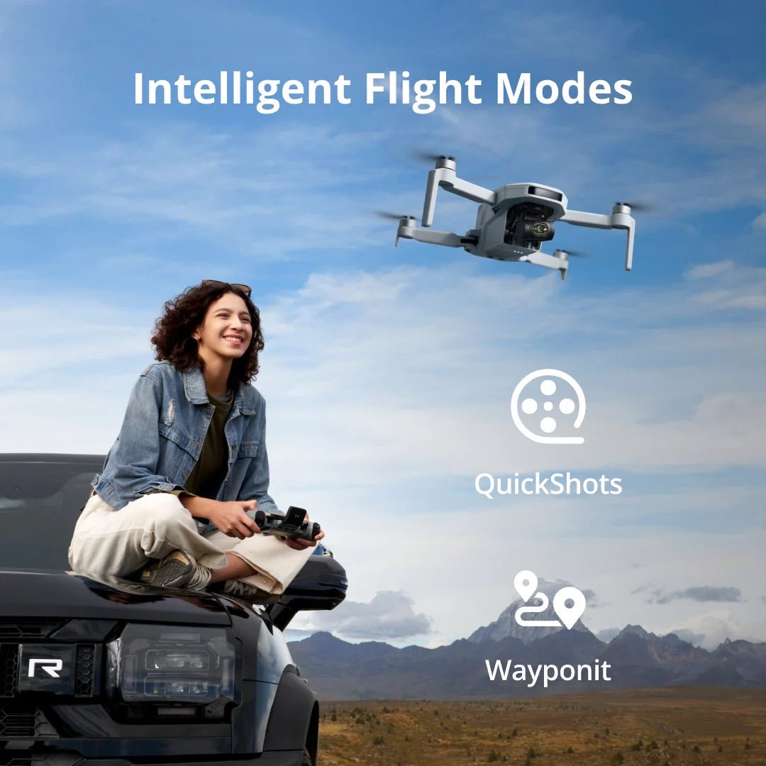 ATOM 2 Drone with 8K Camera, AI Track, 10Km Video Transmission, Vertical Shooting, C0 - Techlyn