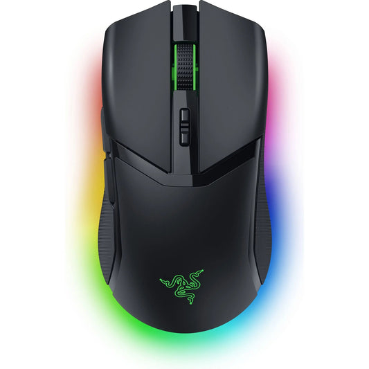 Cobra Pro Lightweight Wireless PC Gaming Mouse with Chroma RGB, Customizable Controls, 77G, Black - Techlyn
