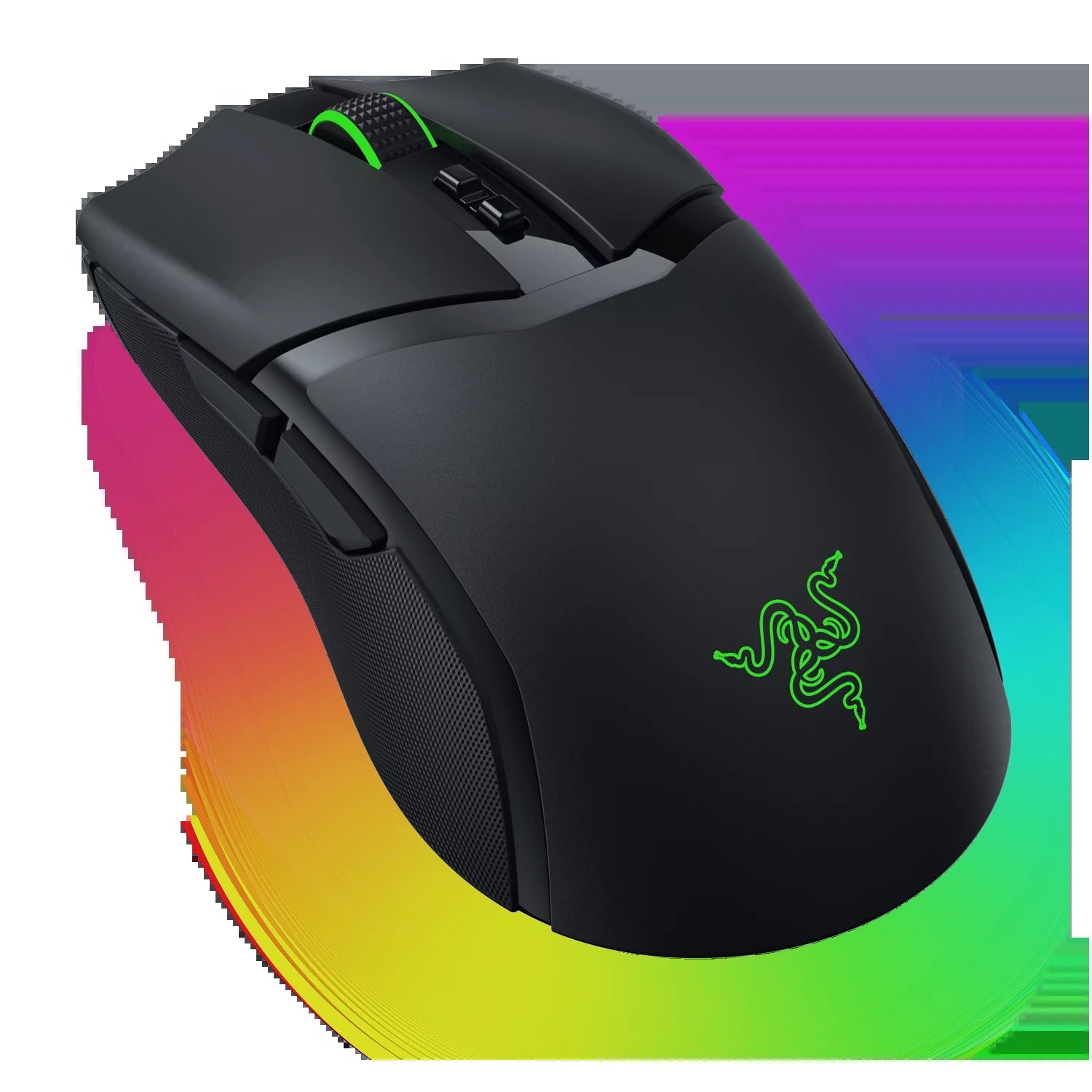 Cobra Pro Lightweight Wireless PC Gaming Mouse with Chroma RGB, Customizable Controls, 77G, Black - Techlyn
