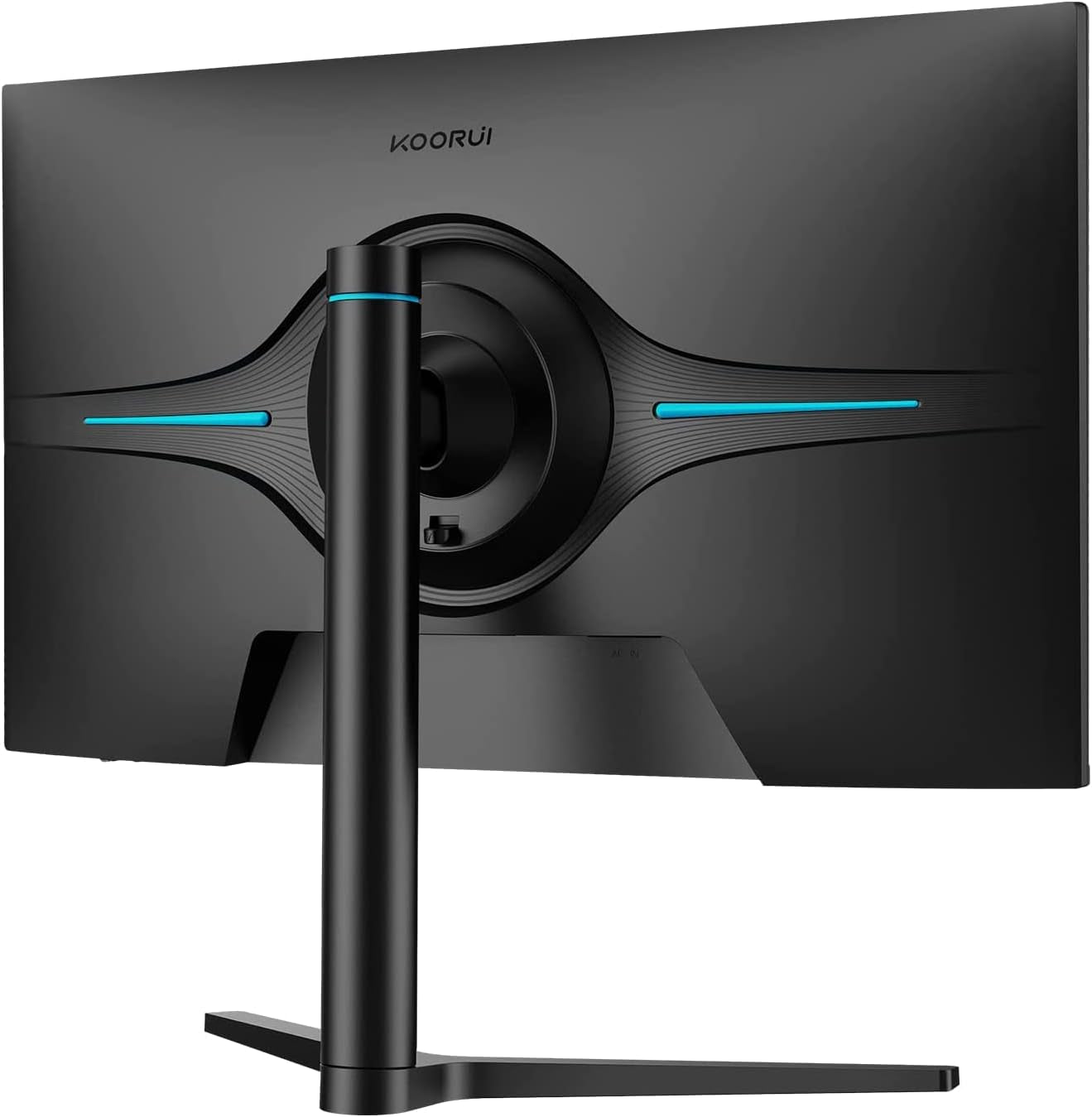 FHD 27 Inch Monitor, Fast IPS Screen (1920 * 1080P, 165HZ 1Ms, DCI - P3 90%, DP 1.2+HDM I.4+Type - C Autdio, 300Cd/㎡), Rotating Stand, Narrow Bezel on Three Sides, Black Blue - Techlyn