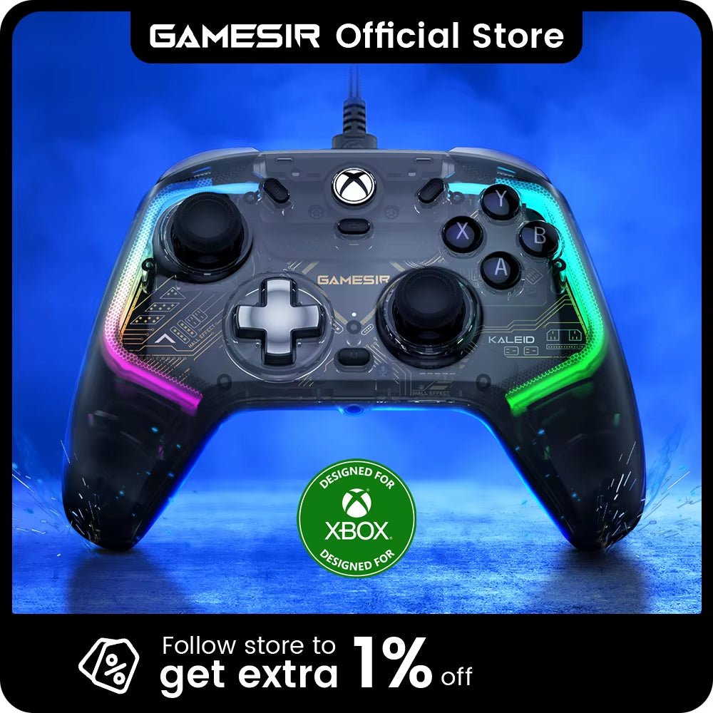 Gamesir Kaleid Xbox Controller Effect Gamepad for Xbox Series X, Xbox Series S, Xbox One Game Console - Techlyn