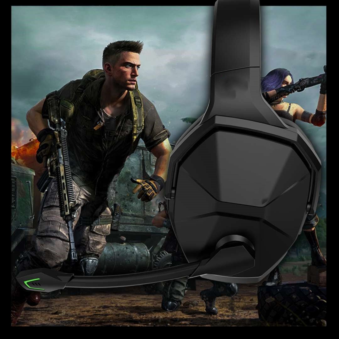 Headworn Gaming Headphones Wired Esports 7.1 Channel - Techlyn