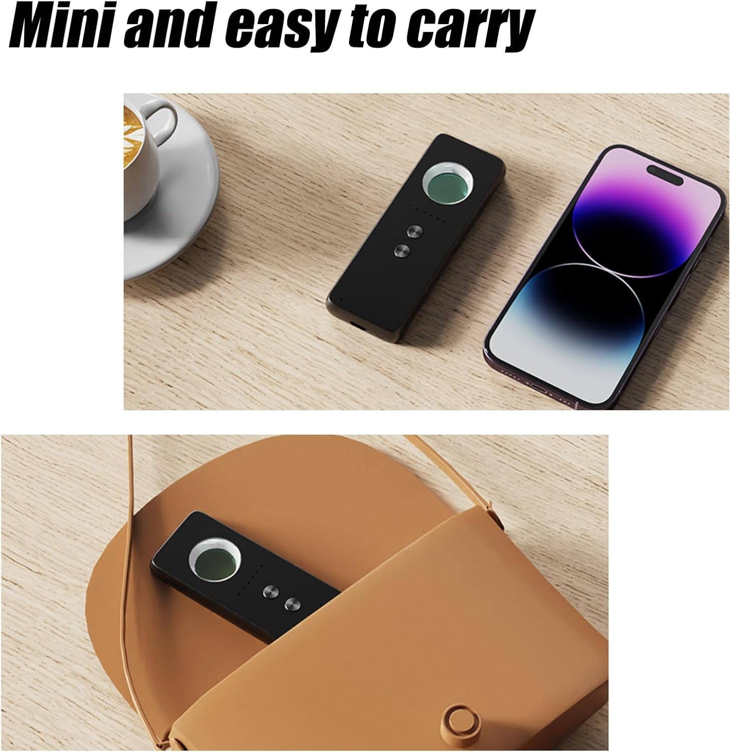 Hidden Camera Detector, 2025 Camera Finder, anti Spy, GPS Tracker Detector, Portable Bug Detector RF Signal Finder for Airbnb, Hotels, Travel, Home, Office, Bathroom - Techlyn