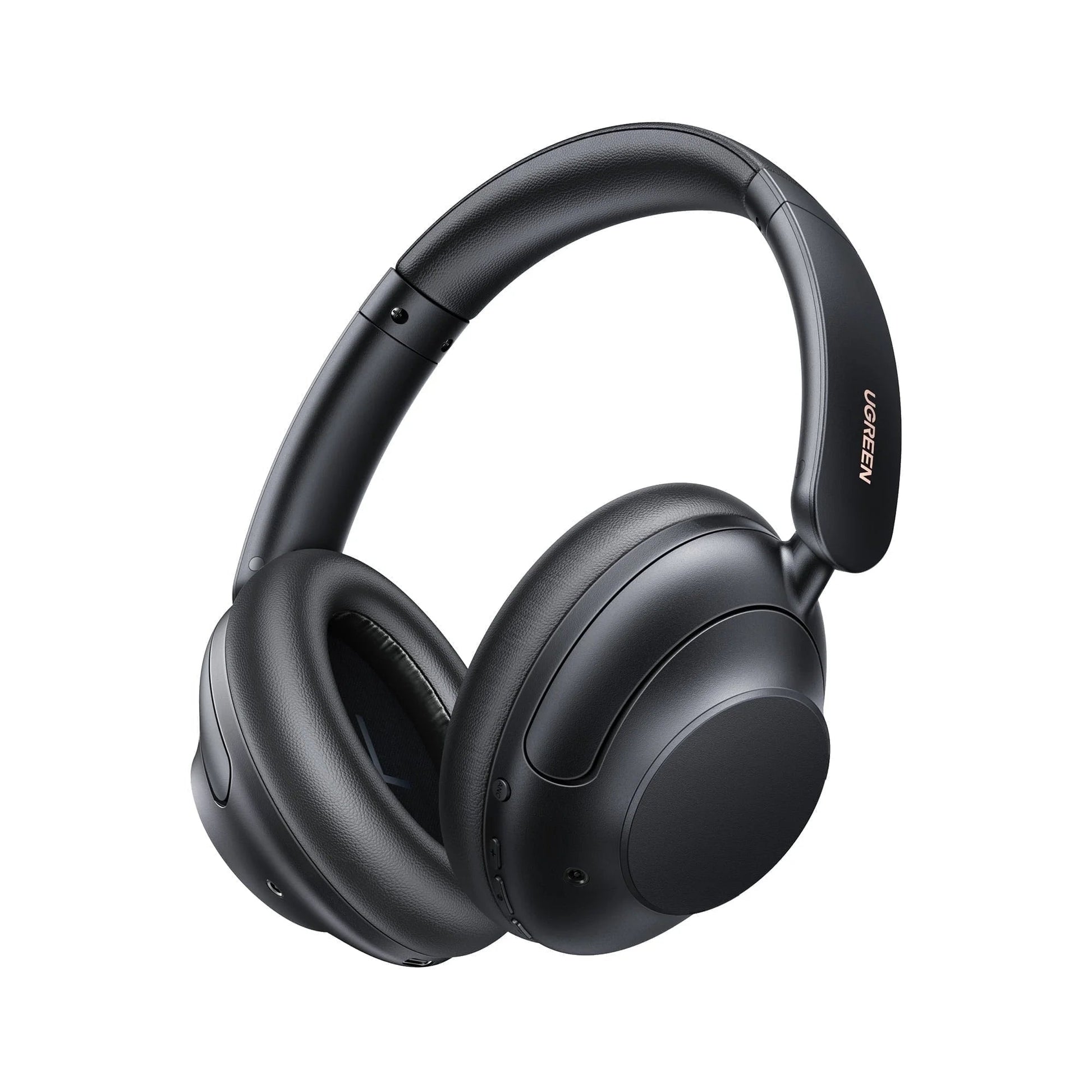 Max5 Foldable Over - Ear Bluetooth MIC Headphones, Noise Cancelling, 90H Playtime, Black - Techlyn