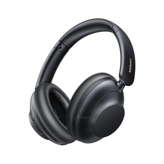Max5 Foldable Over - Ear Bluetooth MIC Headphones, Noise Cancelling, 90H Playtime, Black - Techlyn