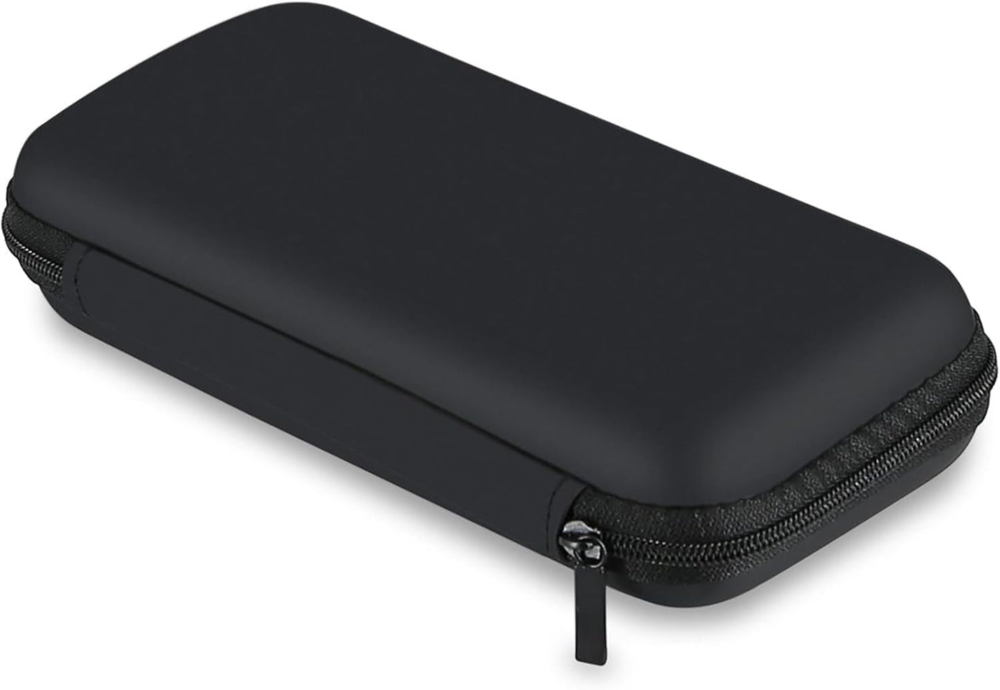 Shockproof Travel Essentials Organizer Charger Case, Space - Optimized Small Zipper Electronics Accessories Pouch Tech Cord Cable Power Bank Storage for Women Men, 6.5X3.2X1 in (Black) - Techlyn