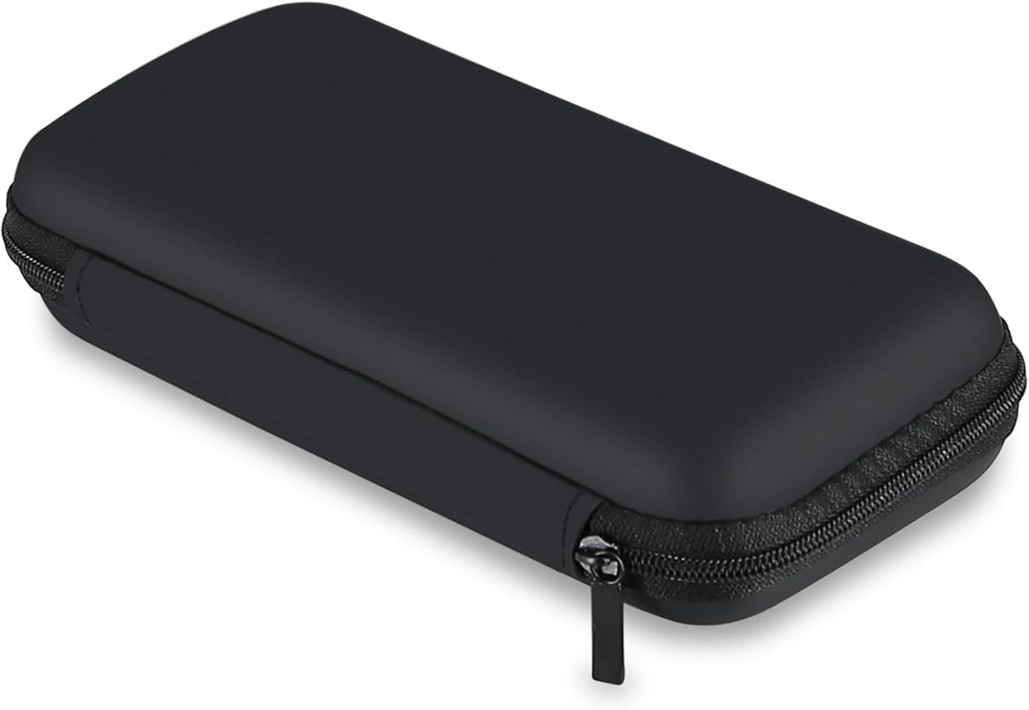 Shockproof Travel Essentials Organizer Charger Case, Space - Optimized Small Zipper Electronics Accessories Pouch Tech Cord Cable Power Bank Storage for Women Men, 6.5X3.2X1 in (Black) - Techlyn