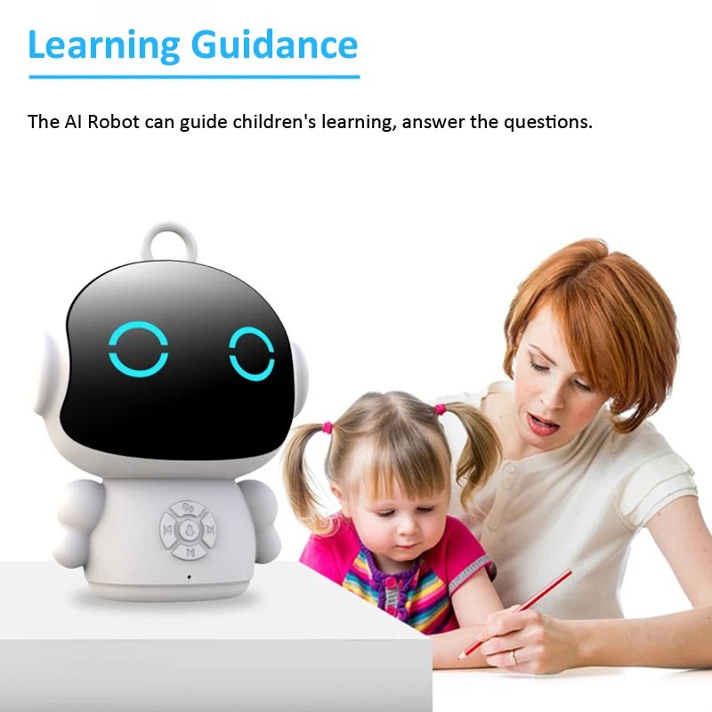 Tuya Smart AI Robot Wifi Early Education Toys for Children Speech Recognition & Voice Interactive Educational Learning Machine - Techlyn